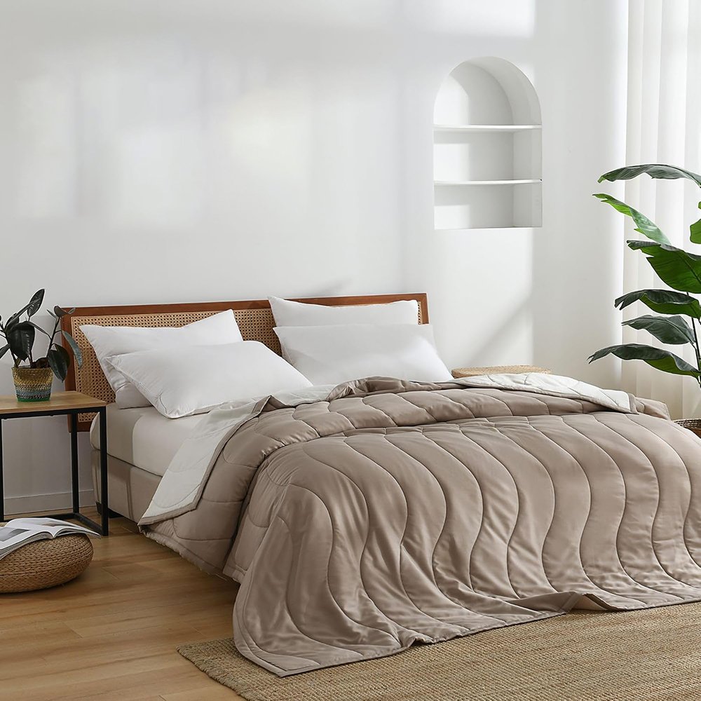 OEM ODM oeko tex certified cooling comforter bamboo lightweight quilt queen bamboo viscose summer quilted bedding