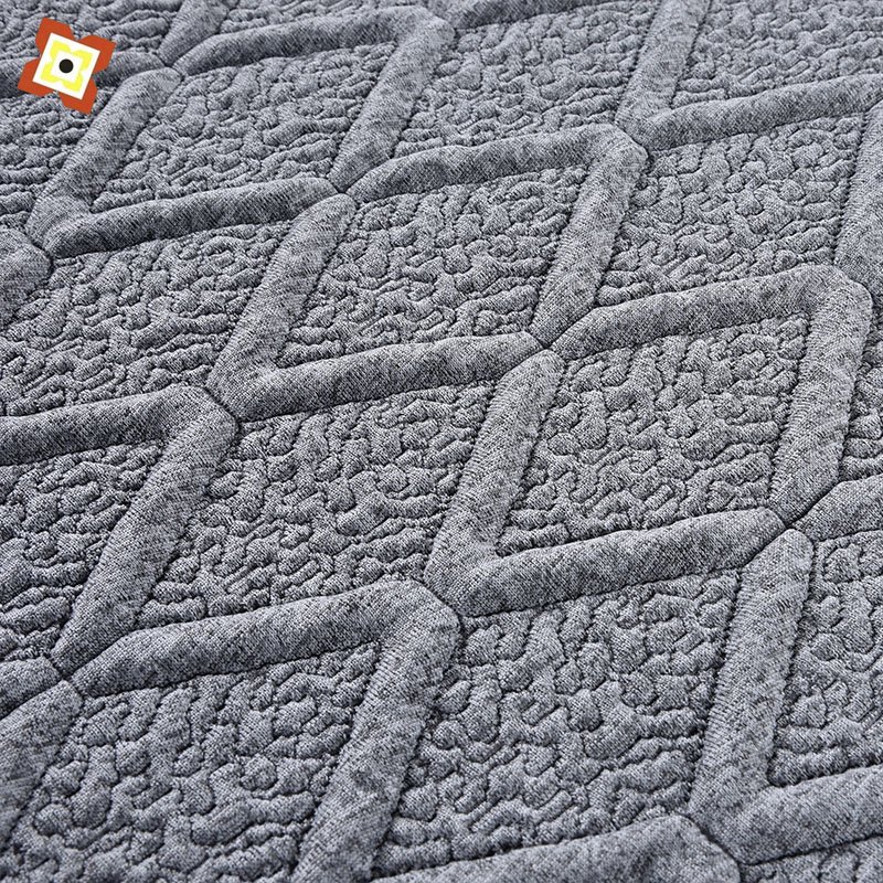 Factory direct selling home textile mattress fabric graphene polyester bamboo charcoal fiber Mattress pillow jacquard fabric