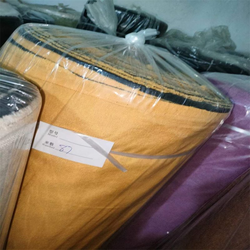 Factory directly sale colorful polyester linen fabric for sofa home textiles
