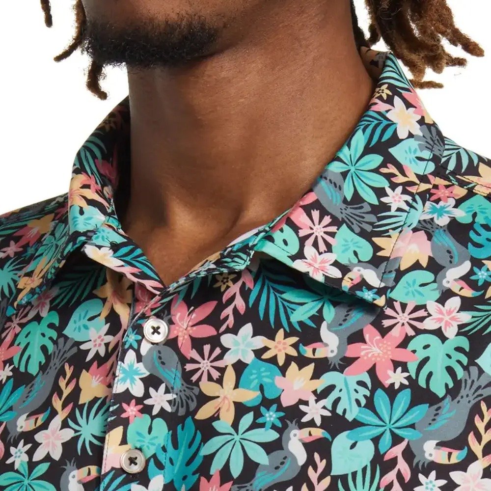 Men Polo Shirts Custom Logo High Quality Luxury Men Shirt Polo Sportswear Short Sleeve 100% Polyester Cotton