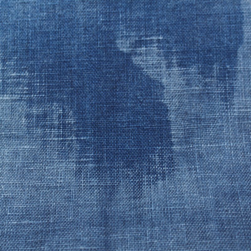 2022 New Fashion Shrink-resistant Indigo Denim Fabric 100% Linen Fabric For Jacket Jeans Skirt Dress