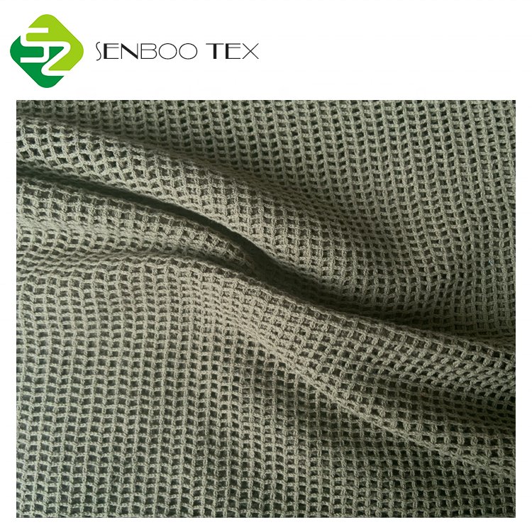 100% Organic Bamboo Fiber Mesh Cotton Fabric Eco-Friendly Bulk for Girls' Food Mesh Bags Underwear-GOTS Certified