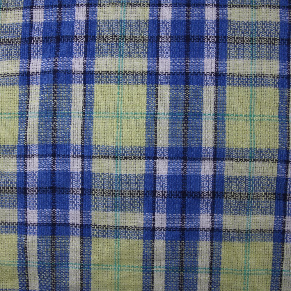Wholesale Beautiful Woven Yarn Dyed Check Fabric Clothing Plaid Fabric Check Plaid Pure Linen Fabric for Men Shirt