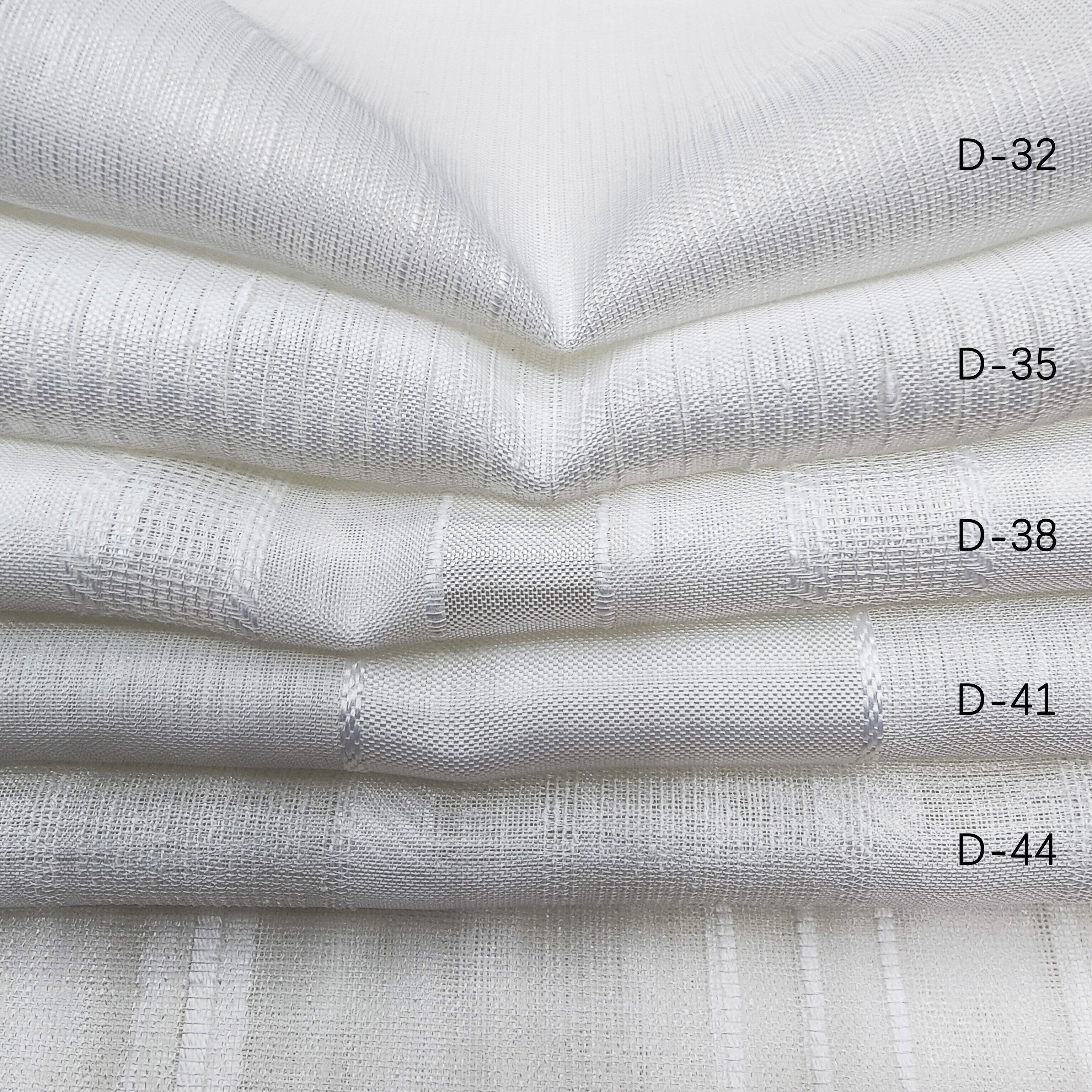 Bomar Hotel Sheer Curtains Sheer fabric For The Bedroom White 100% Polyester Faux Linen home textile curtain fabric
