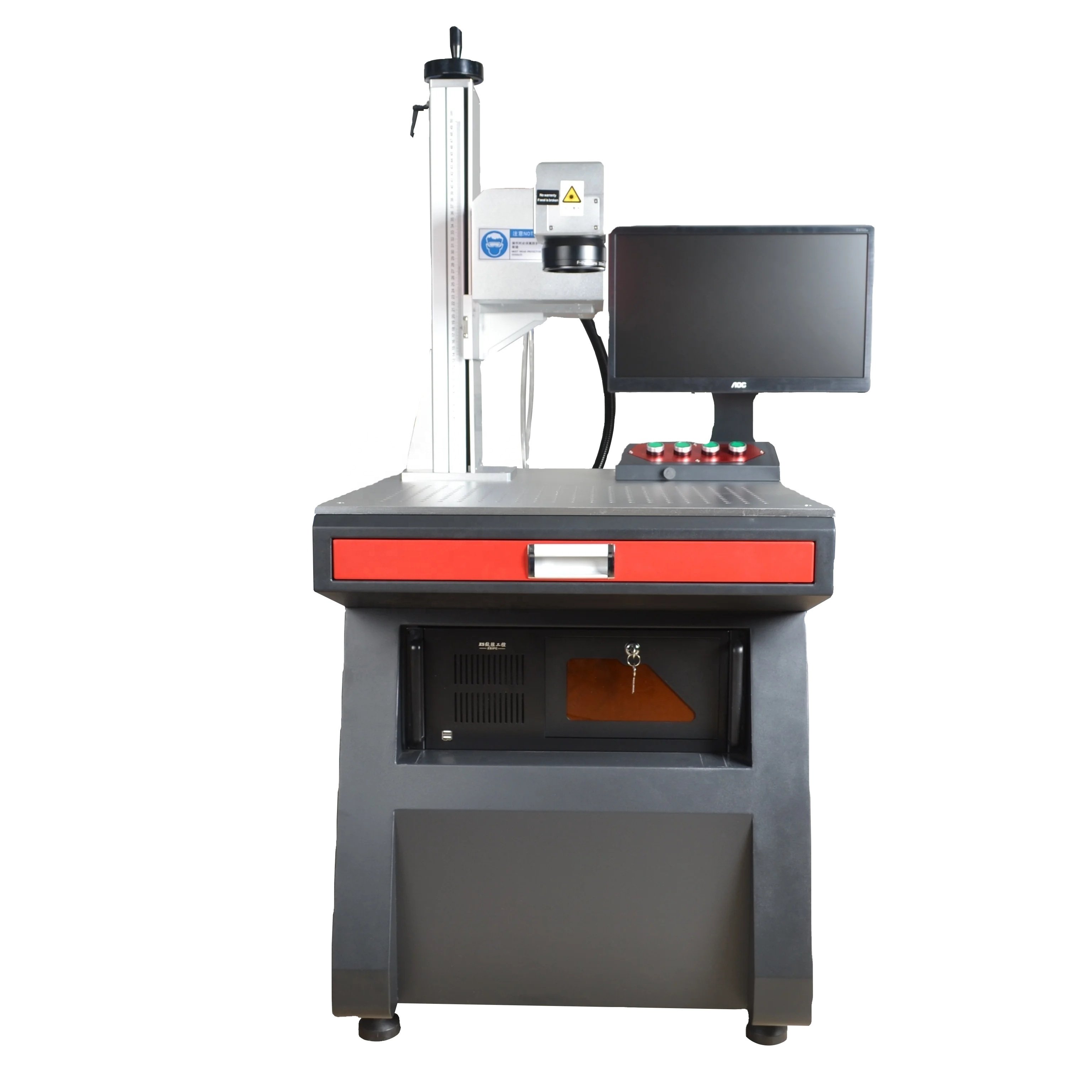 Hanniu UV Fiber Laser Marking Machine For leather pvc bamboo products