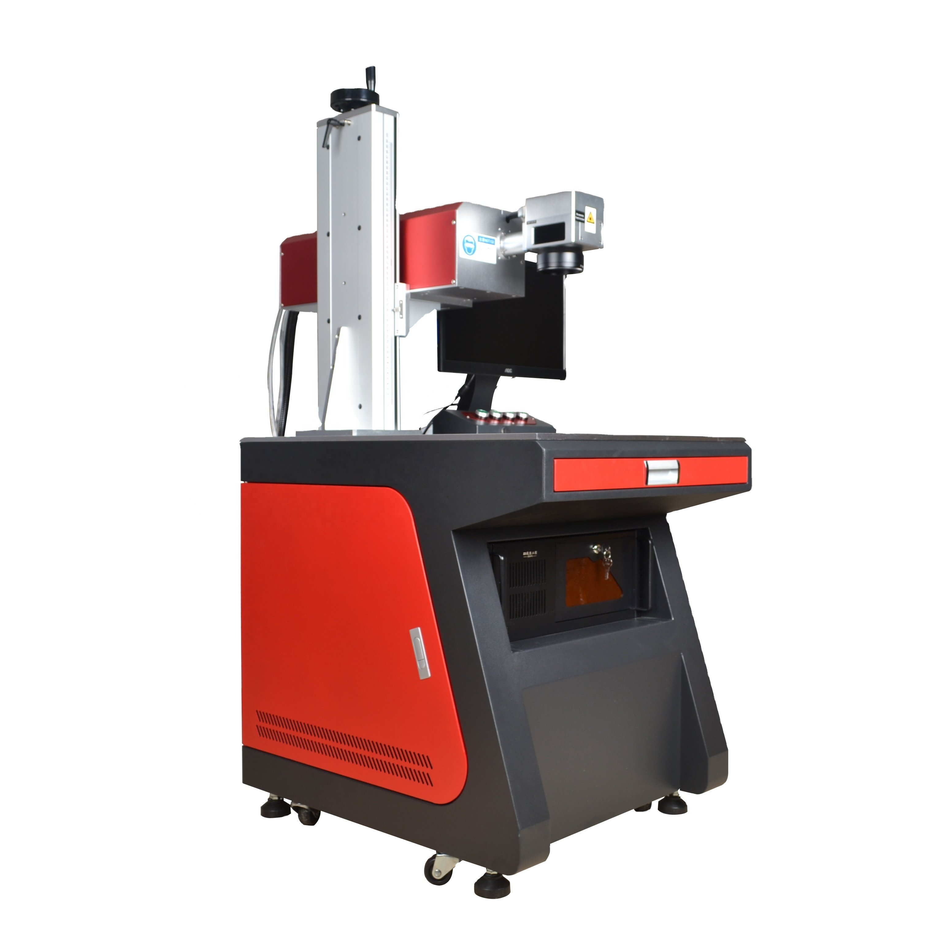Hanniu UV Fiber Laser Marking Machine For leather pvc bamboo products