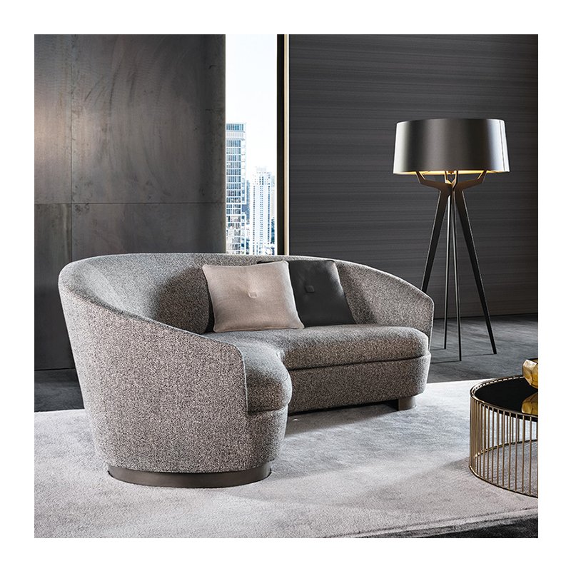Bomar YK-GRAY Multicolor Upholstery Fabric Linen Look Polyester Sofa Fabric For Upholstery Furniture