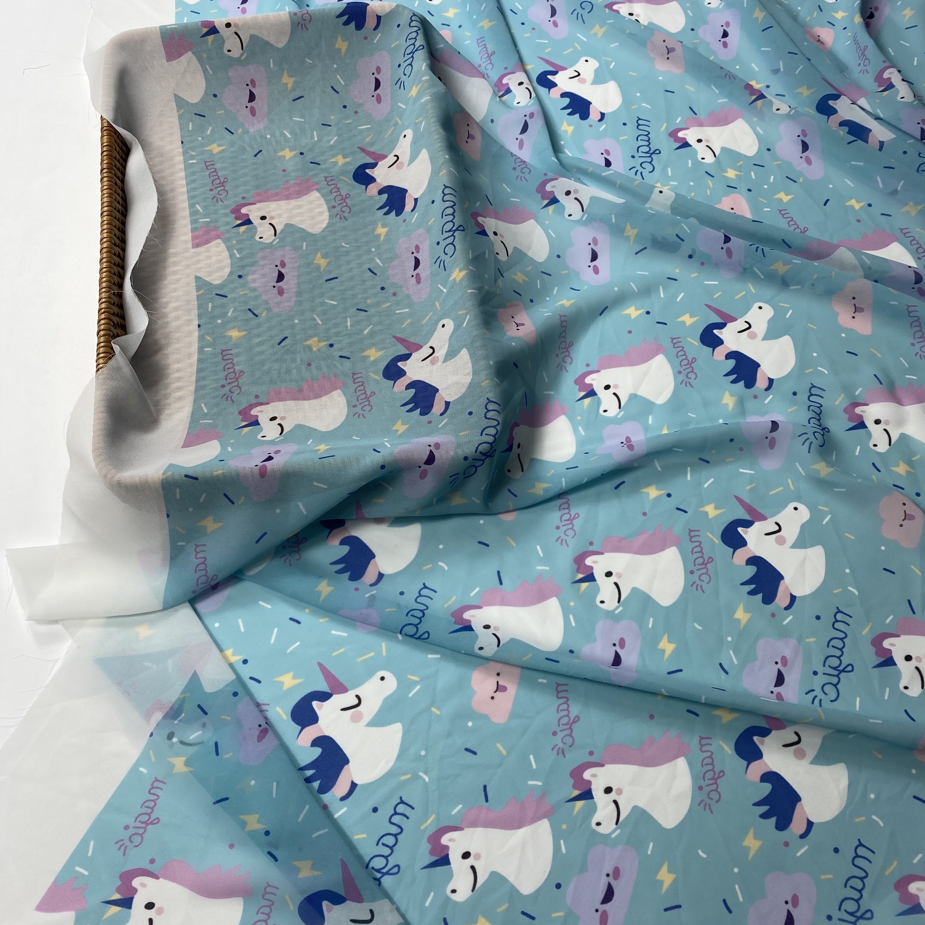 2022 Printing fabric polyester Chiffon pearl fabric digital chiffon gradient printing fabric for children garment