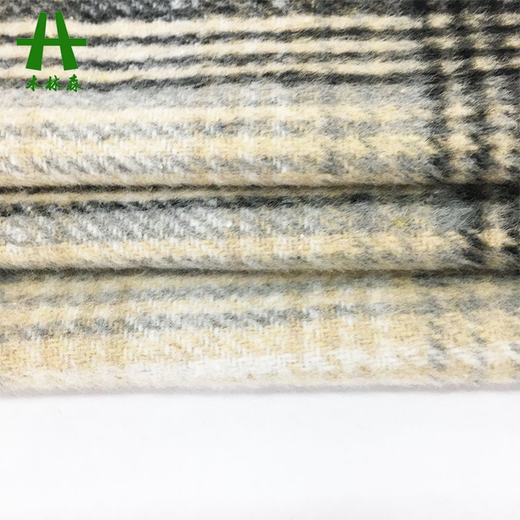 Mulinsen Textile Yarn Dyed Brushed 100% Polyester Scarf Fabric
