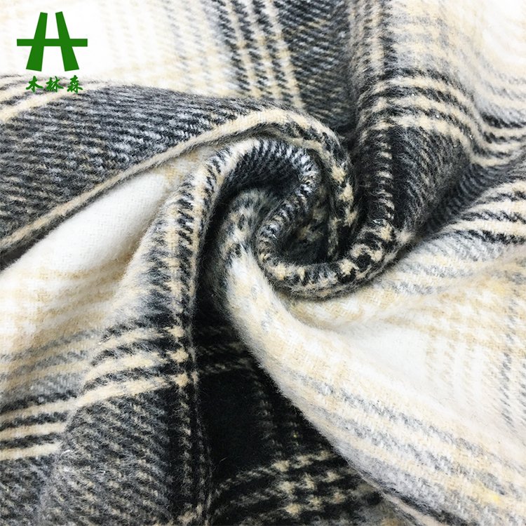Mulinsen Textile Yarn Dyed Brushed 100% Polyester Scarf Fabric