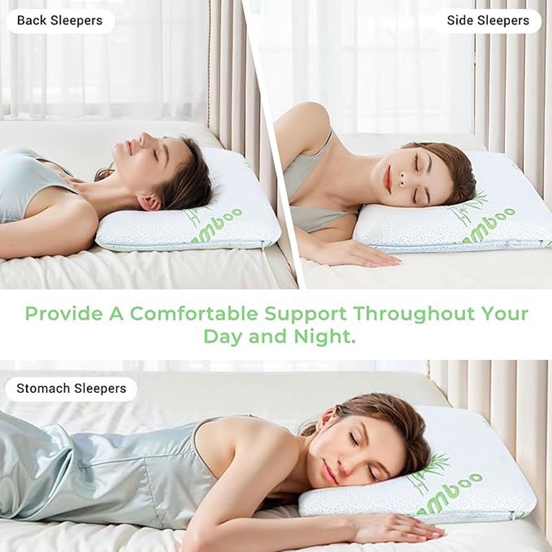 Healthy sleep cooling gel pressure relief neck back sleep quality memory foam bed pillows