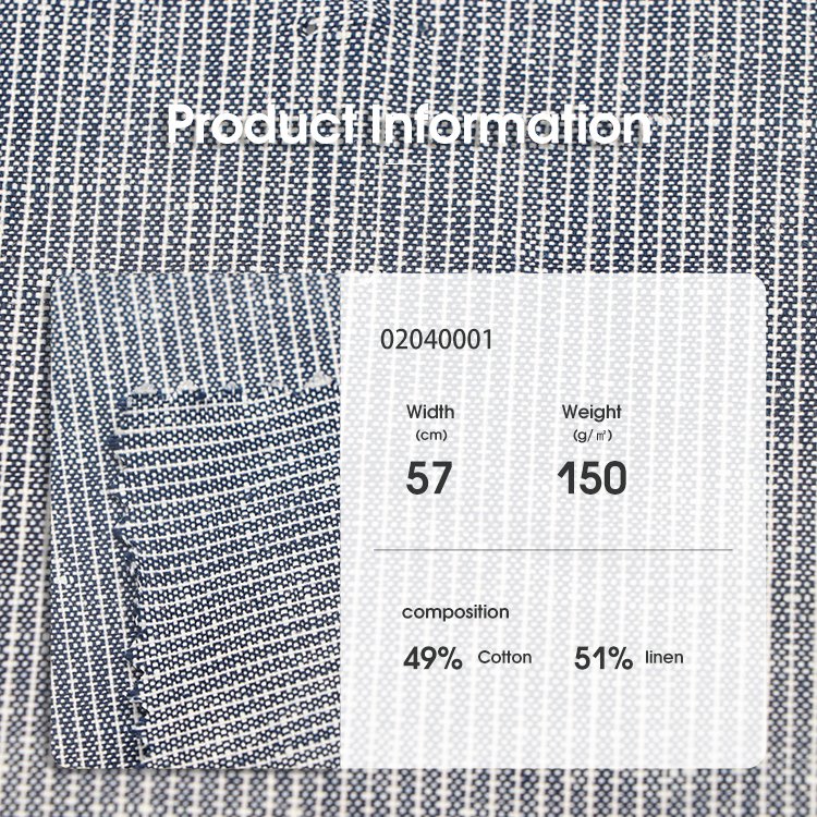 Wholesale ready goods Solid color woven soft cotton linen fabric for clothes shirts