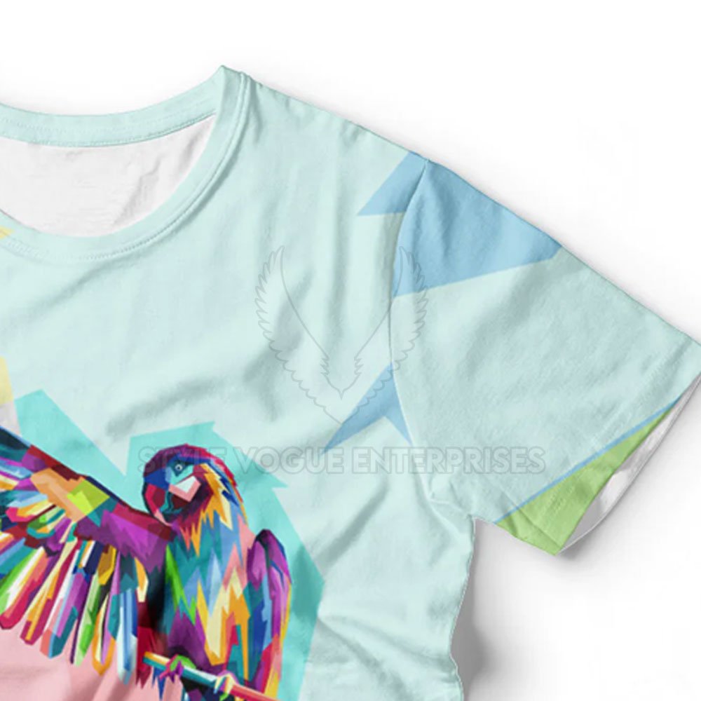 High Quality Custom Printed Men's T-Shirt Full Sublimation Design Soft Breathable Knitted Fabric Light High Quality Bulk Supply