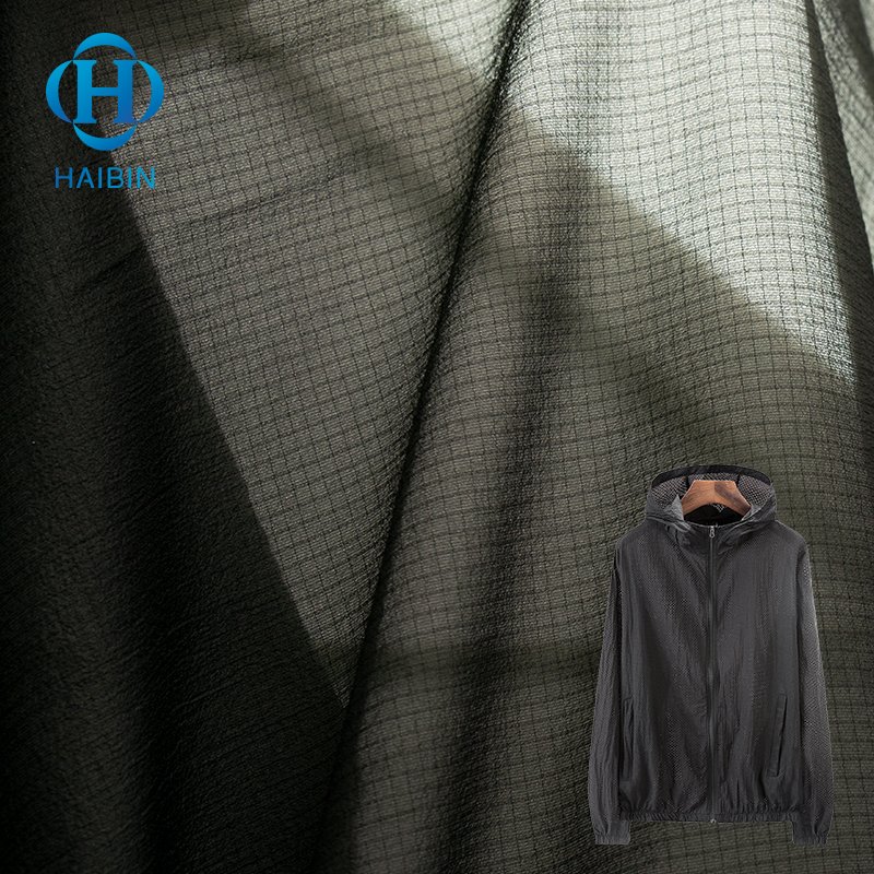 0.4 OZ 7D Ultralight 100% Nylon Ripstop Fabric Breathable For Portable Sun Jacket