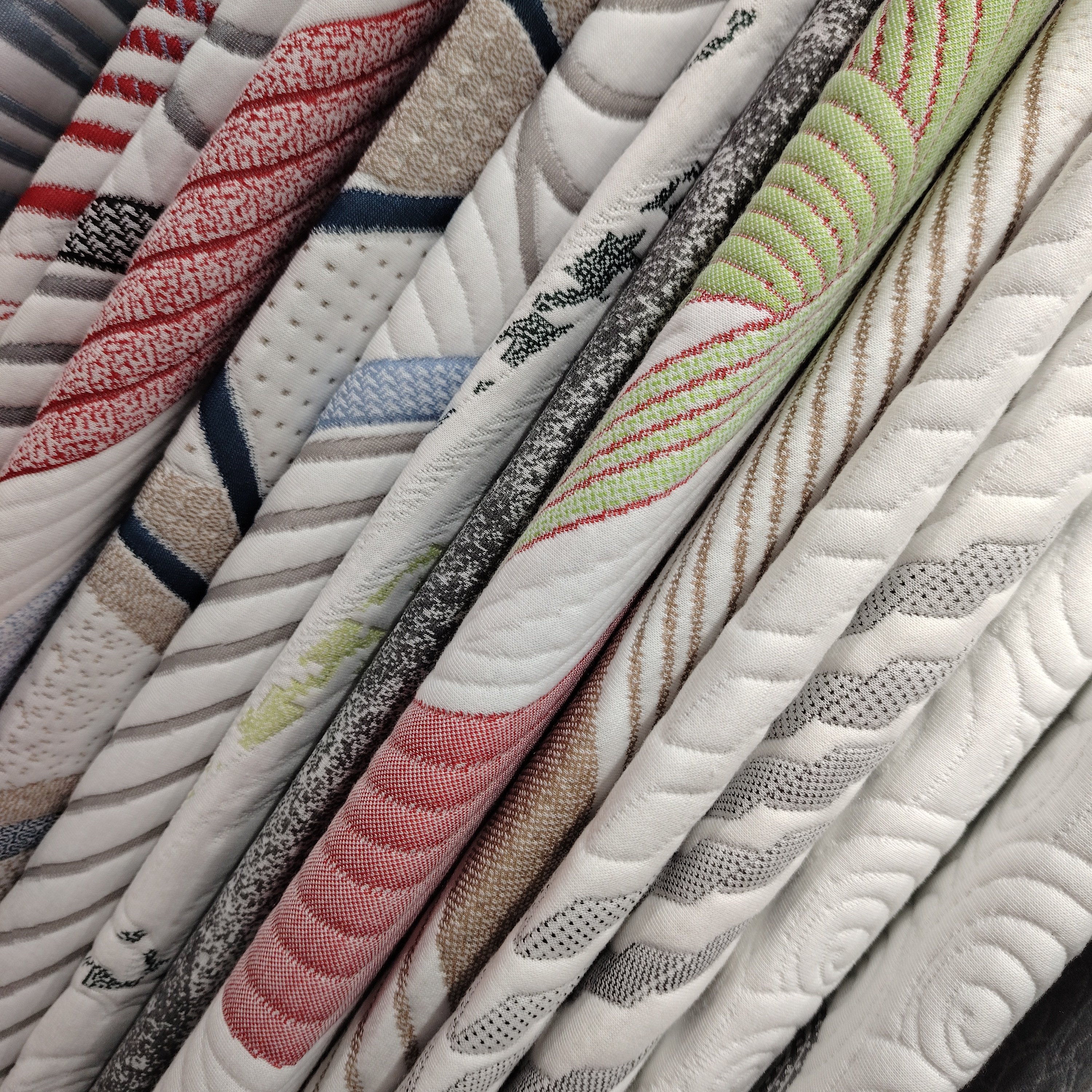 Factory Direct Sales Mattress Fabric Knitted Spandex Bamboo Fiber Jacquard Pillow Fabric Mattress Cover