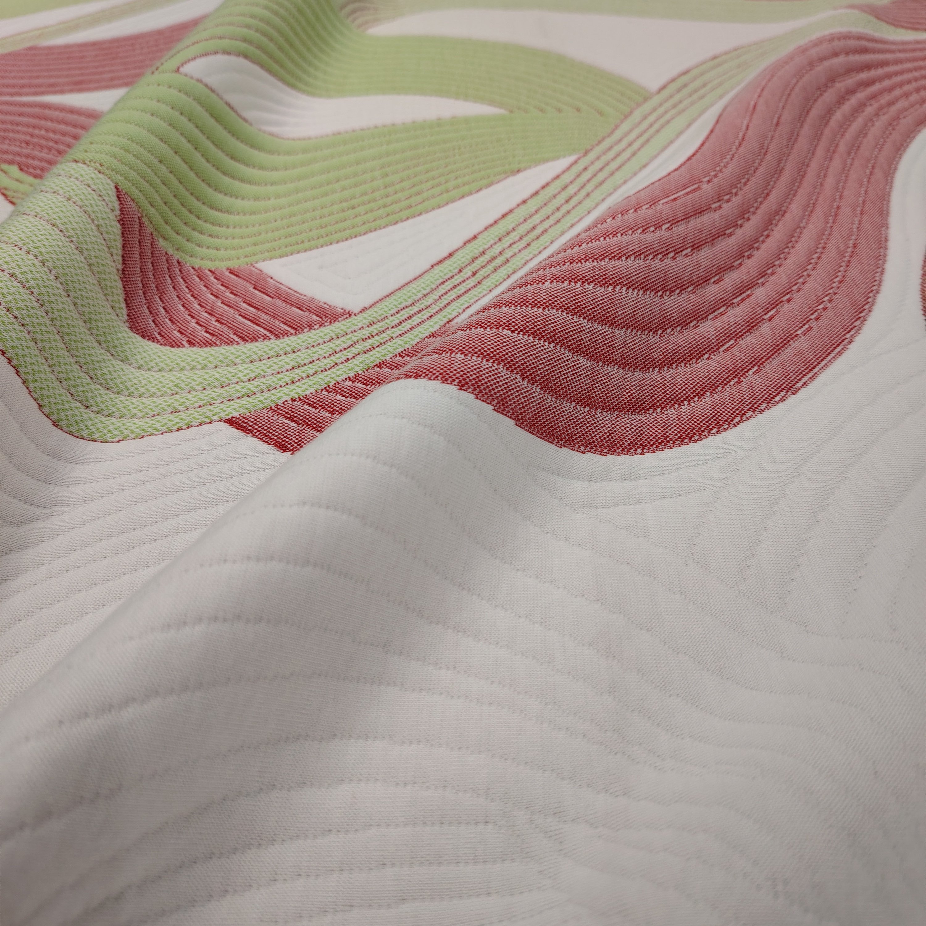 Factory Direct Sales Mattress Fabric Knitted Spandex Bamboo Fiber Jacquard Pillow Fabric Mattress Cover