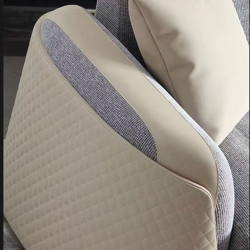High Quality Customized Color European Design Sectional Fabric Couch Set Indoor Living Room Furniture Cotton Linen Sofa