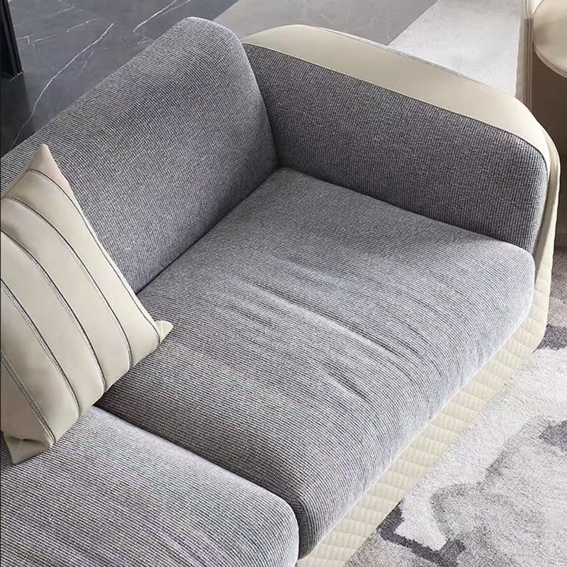 High Quality Customized Color European Design Sectional Fabric Couch Set Indoor Living Room Furniture Cotton Linen Sofa