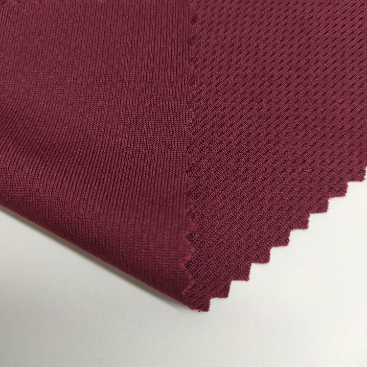 Best Value Solid Birds Eye Sports Mesh Fabric 100% Polyester Active Wear Knit Fabric