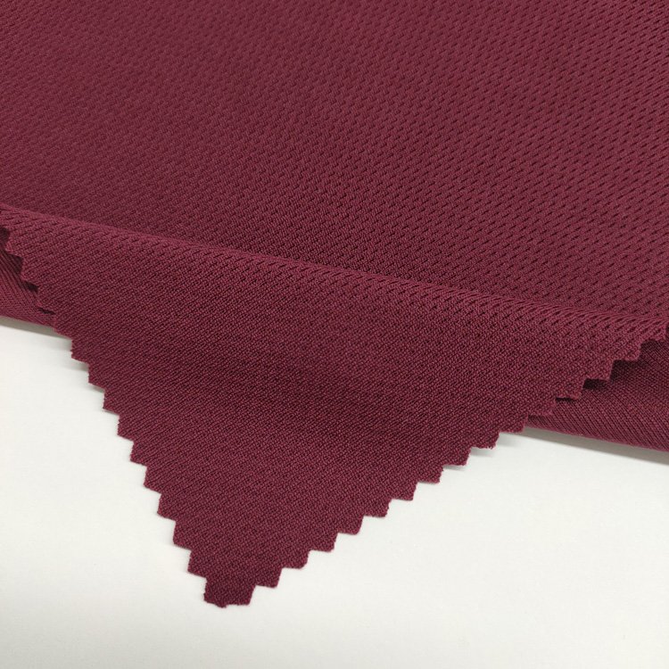 Best Value Solid Birds Eye Sports Mesh Fabric 100% Polyester Active Wear Knit Fabric