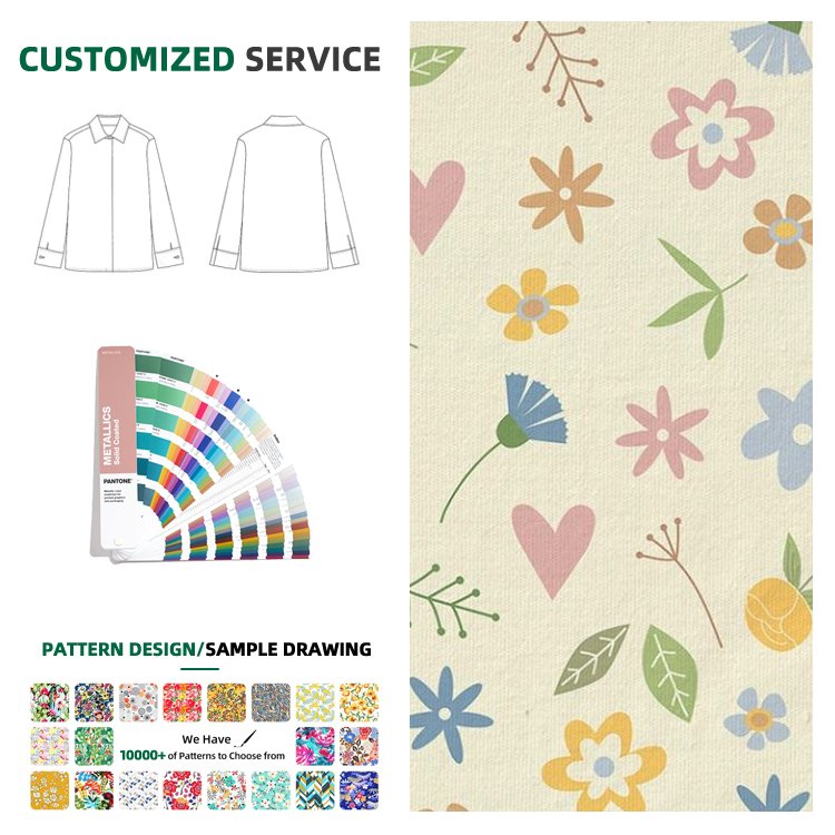 Custom Eco-Friendly Printed Jersey Bamboo Spandex Viscose Fabric Knitted Bamboo Material Fiber Fabrics for Baby Pyjamas