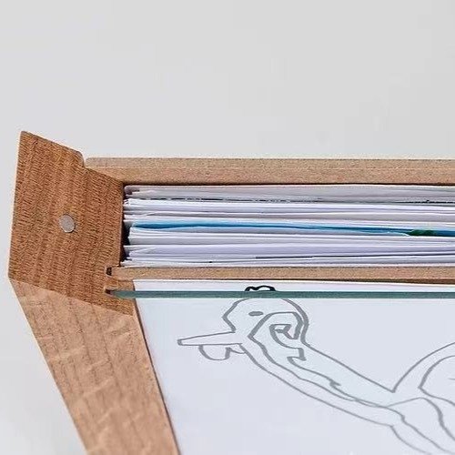 2024 Kid's Artwork Display Storage Frame for Drawings rotatable picture frame can be hung horizontally and vertically