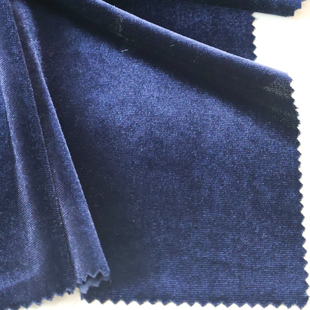 Hot sale customised wholesale stretch Korean velvet dyed fabric 100 polyester fabrics for garments