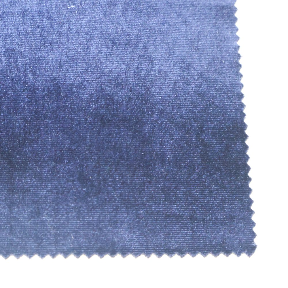 Hot sale customised wholesale stretch Korean velvet dyed fabric 100 polyester fabrics for garments
