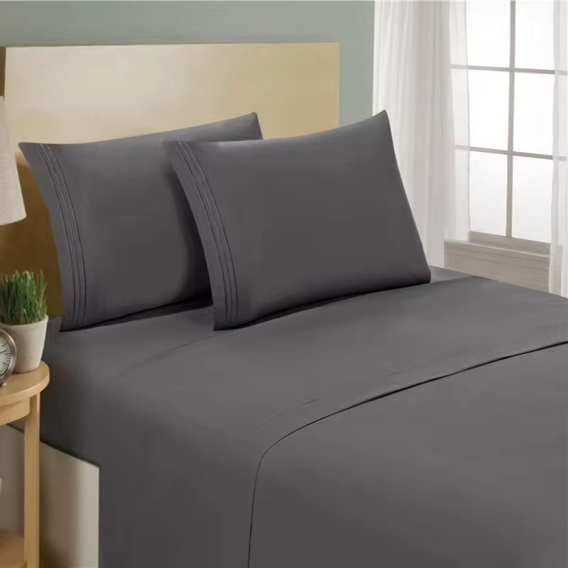 Bamboo Duvet Cover 300TC Bamboo Bed Sheet Set Hypoallergenic Bamboo Bedding Set