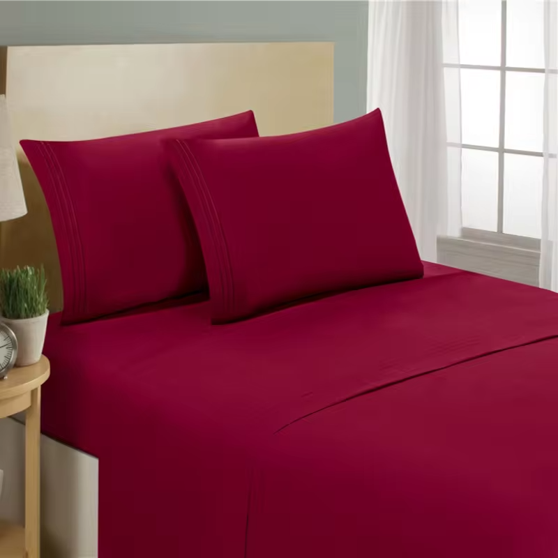 Bamboo Duvet Cover 300TC Bamboo Bed Sheet Set Hypoallergenic Bamboo Bedding Set