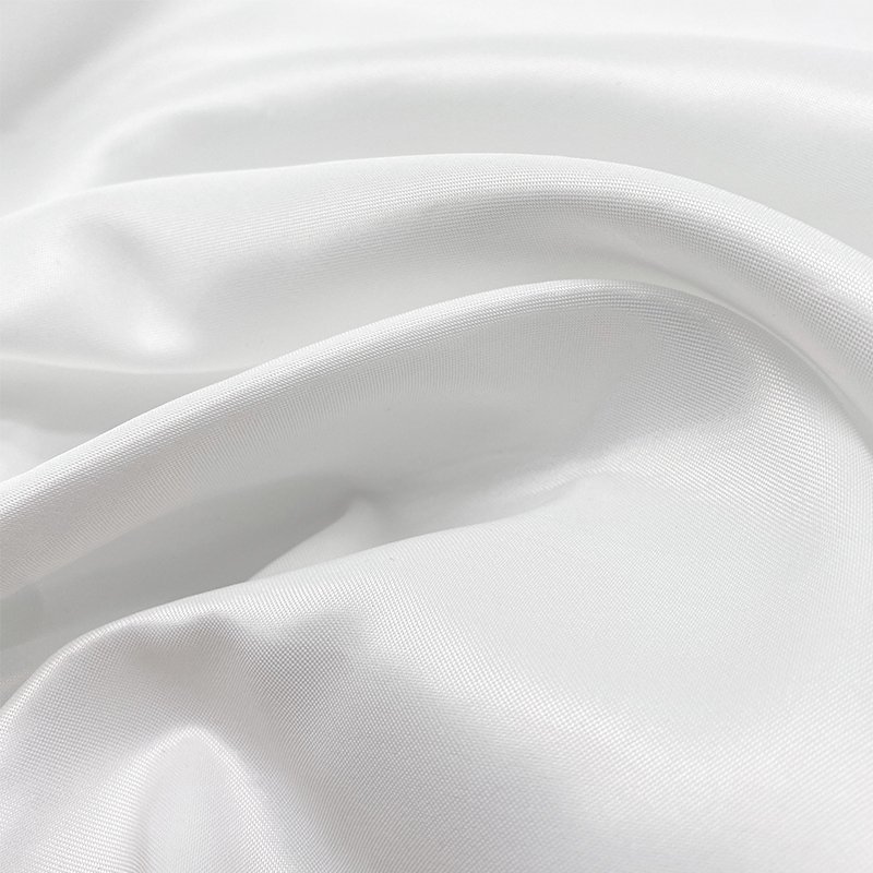 in-stock Hot Sell 100% Polyester Spandex Soft Smooth Stretch Mikado Satin Fabric for Fashion Apparel and Bridal Dress
