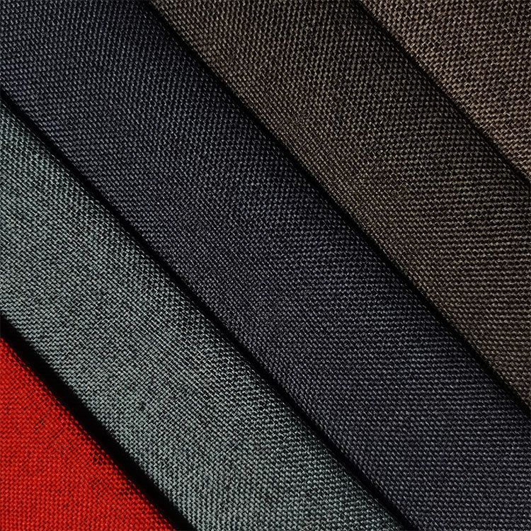 Free Sample Home Textiles 100Polyester Linen Like Fabric Upholstery Linen Look Sofa Fabric