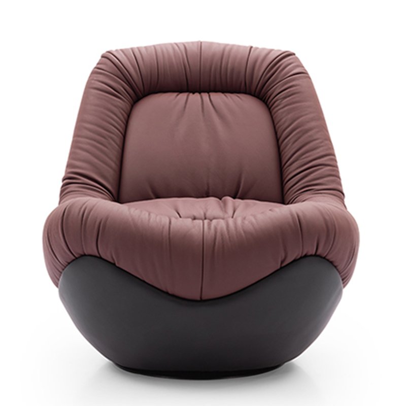 Modern Nordic Hotel Living Room Home Furniture Set Lounge Luxury Single Leather Leisure Chair