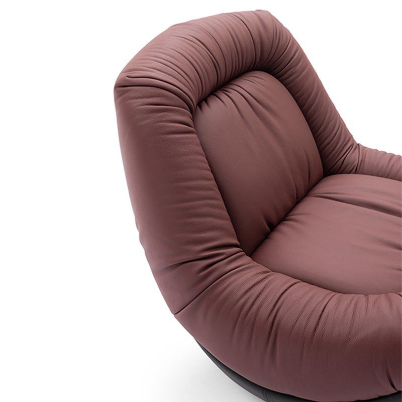 Modern Nordic Hotel Living Room Home Furniture Set Lounge Luxury Single Leather Leisure Chair