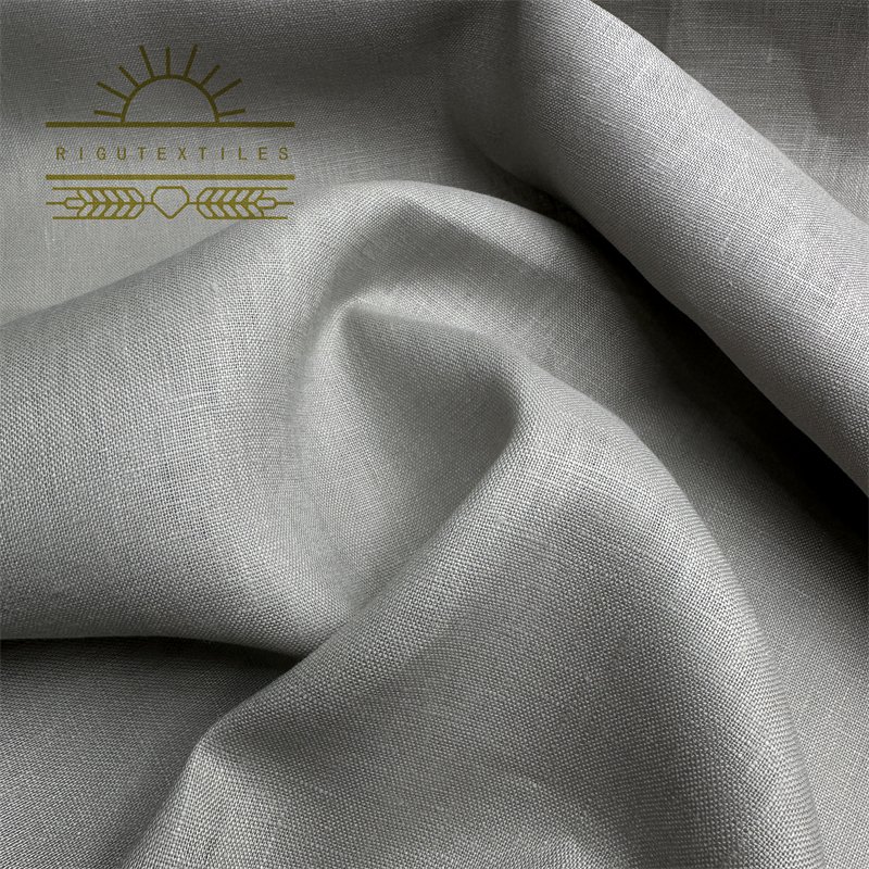 RIGU Textiles Hot Selling Linen Cotton Fabric For Woman Garment In Good Quality 100% Pure Linen Clothing Fabric
