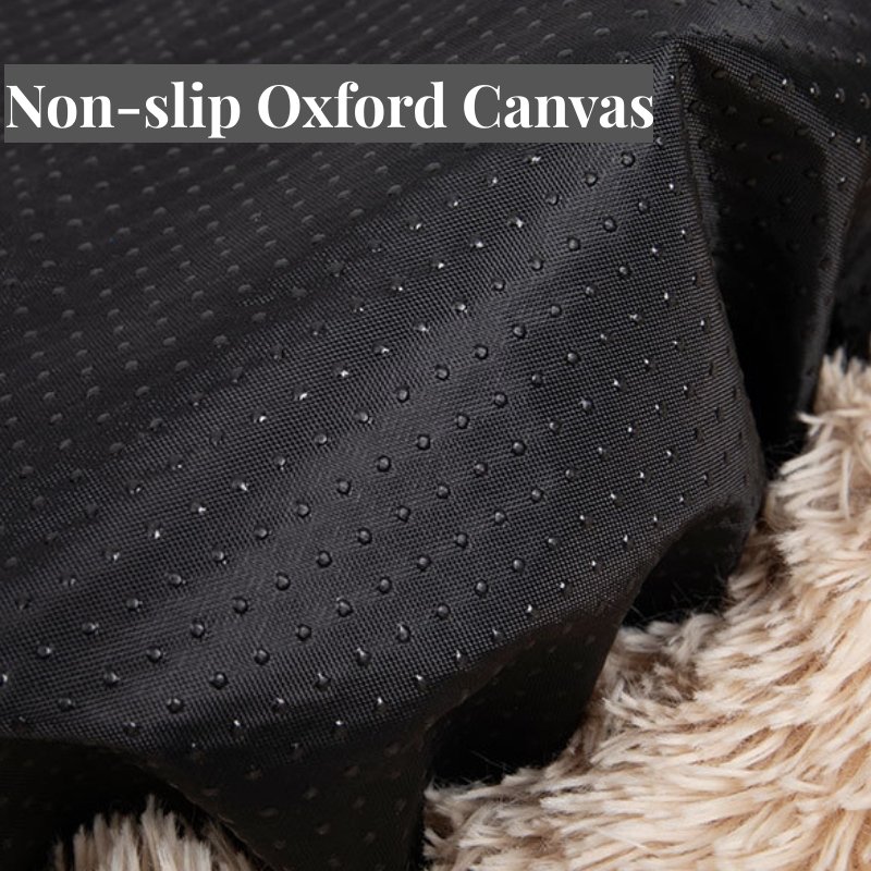 Custom Premium Pet Supplies Anti Anxiety Sleeping Cozy Long Plush Donut Shaped Pet Bed For Winter