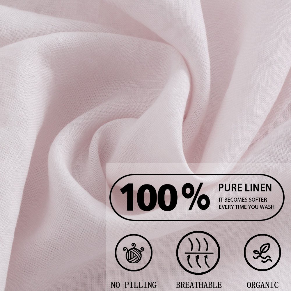 100% Linen Fabric for Bedding Use