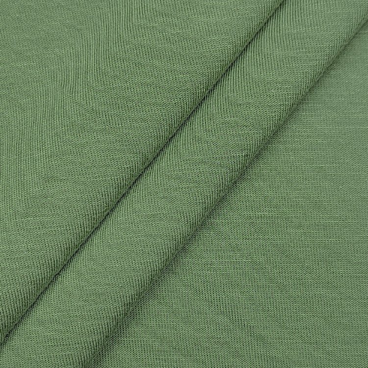 95% Bmaboo 5% Spandex Material Sustainable Fabrics For T-shirt,Solid UPF 50 Bamboo Fiber Fabric Single Jersey For Dress/