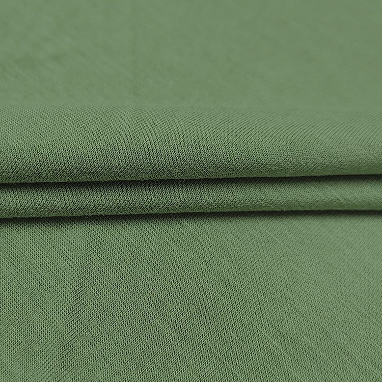 95% Bmaboo 5% Spandex Material Sustainable Fabrics For T-shirt,Solid UPF 50 Bamboo Fiber Fabric Single Jersey For Dress/