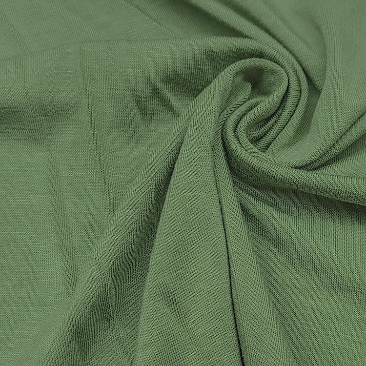 95% Bmaboo 5% Spandex Material Sustainable Fabrics For T-shirt,Solid UPF 50 Bamboo Fiber Fabric Single Jersey For Dress/