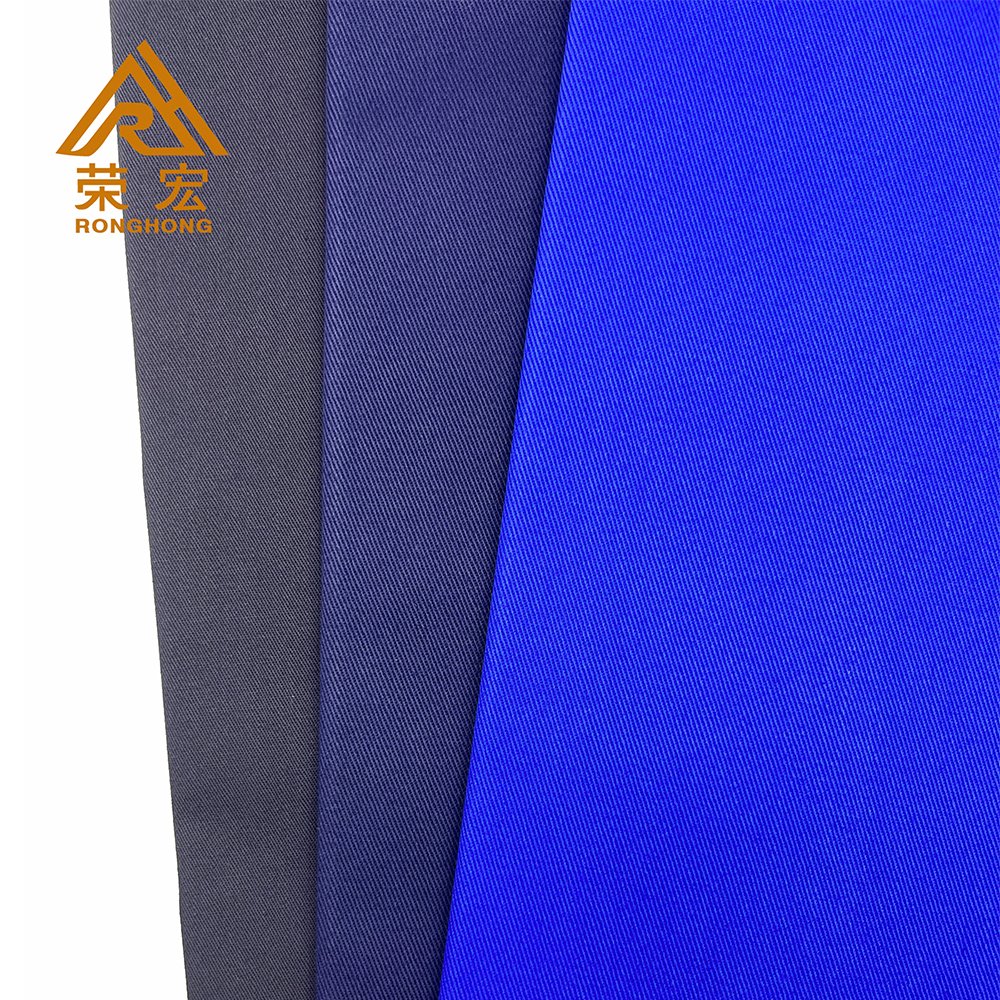 Ronghong OEM ODM 60 Cotton 40 Polyester Fabric 235GSM Twill Nurse Uniform Bleach Resistant Fabric Wholesale