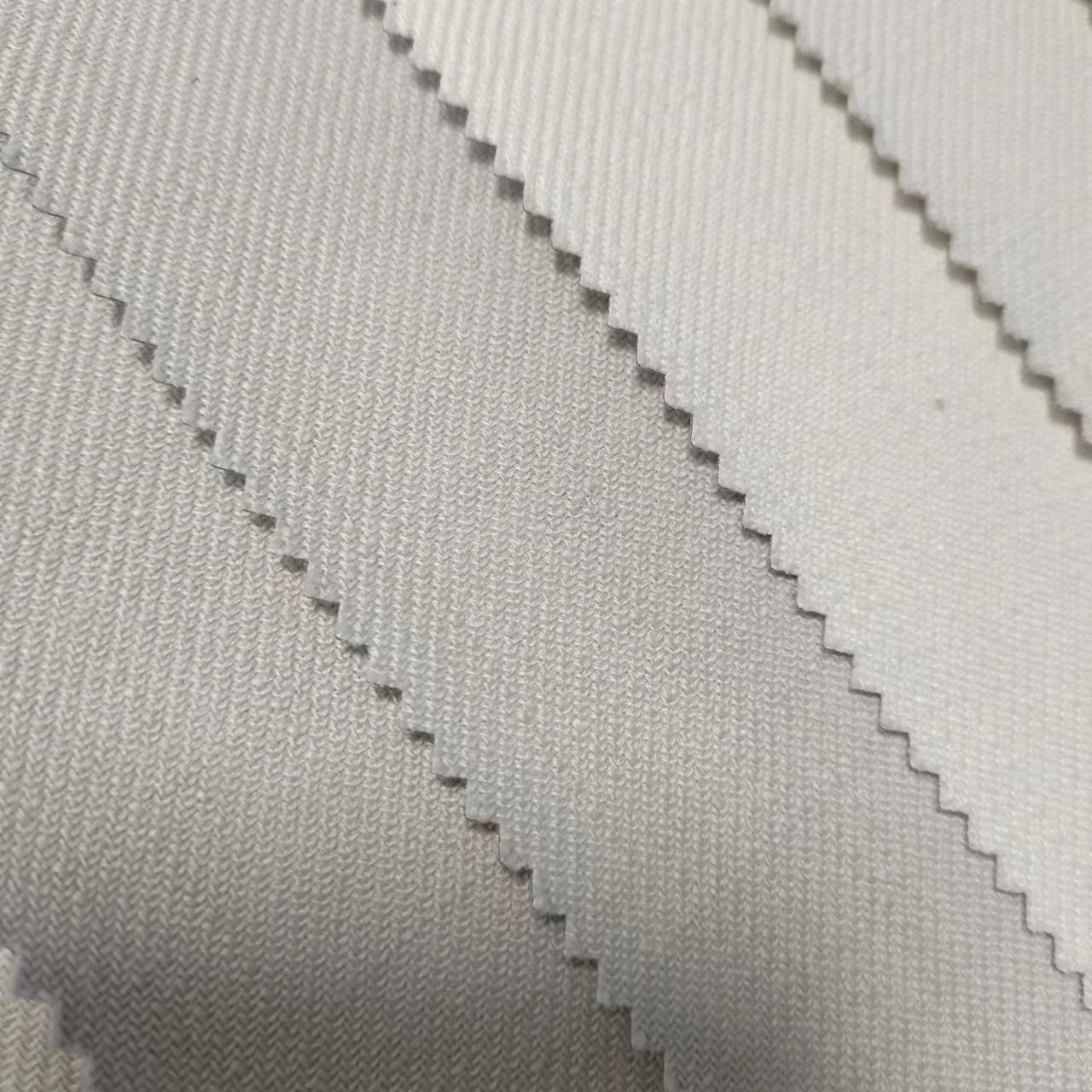 High Quality 100% Polyester Inherently Fire Flame Retardant flocked Faux Linen Blackout Fabric For Curtains