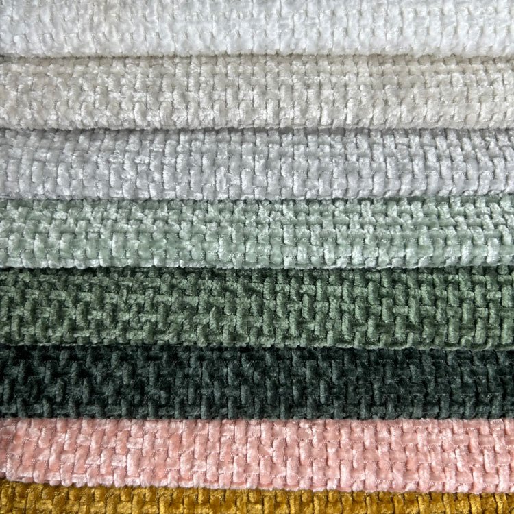 Home Textile designer chenille fabric chenille jacquard upholstery fabric chenille fabric by the yard