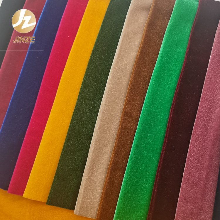 JZ Wholesale Custom Cheap Soft Eco-Friendly 100% Polyester Plush Polyester Fabric