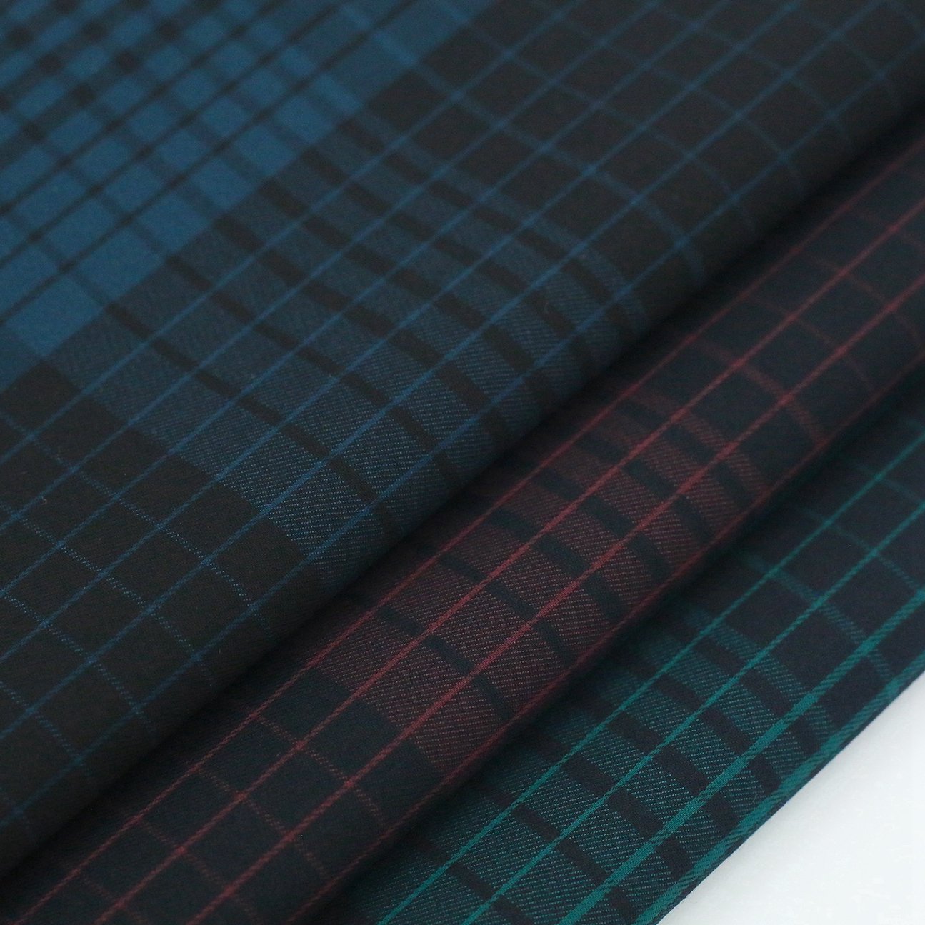 Eco Clothes Material Woven Bamboo Fiber Twill Yarn Dyed Checks Wrinkle Resistant Shirt Polyester Fabrics