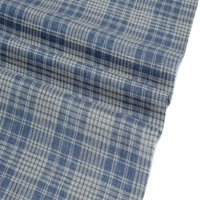 #8590 Sample order plaid check linen fabric lattice yarn-dyed checked linen fabric for shirt dress garment material