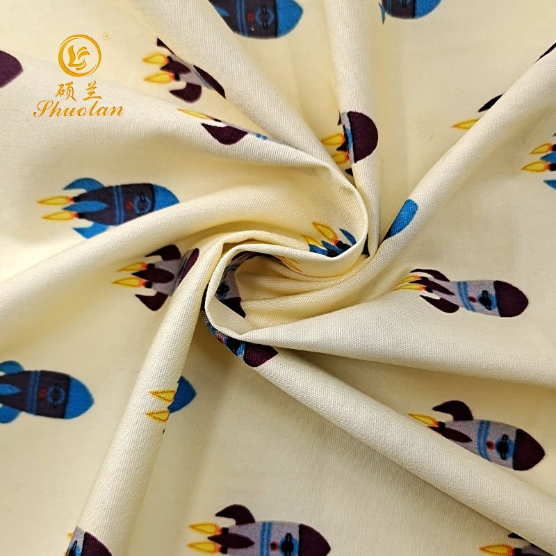 * Plain Printed Shirt Fabric Made in China 100% Polyester 32*32 130*70 135gsm Garment Woven Hebei Colors Poplin Roll Packing