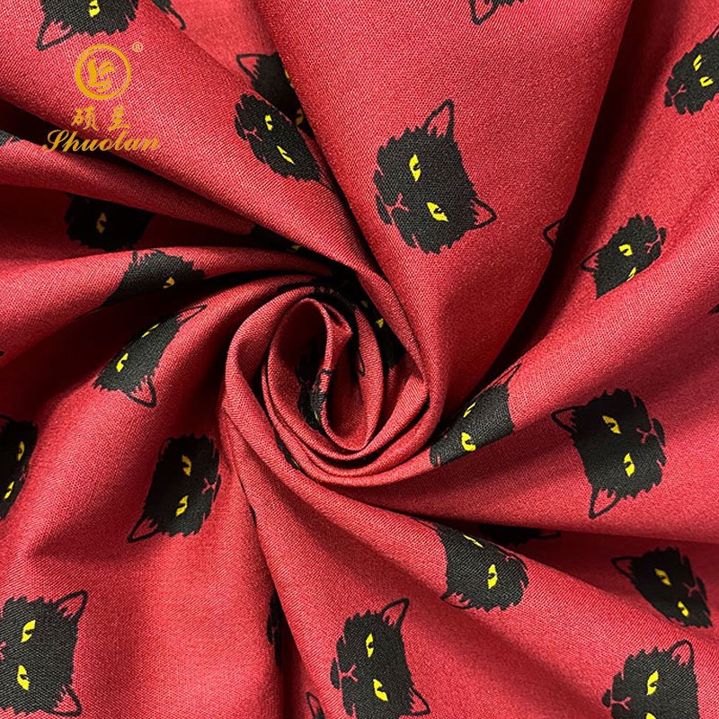 * Plain Printed Shirt Fabric Made in China 100% Polyester 32*32 130*70 135gsm Garment Woven Hebei Colors Poplin Roll Packing