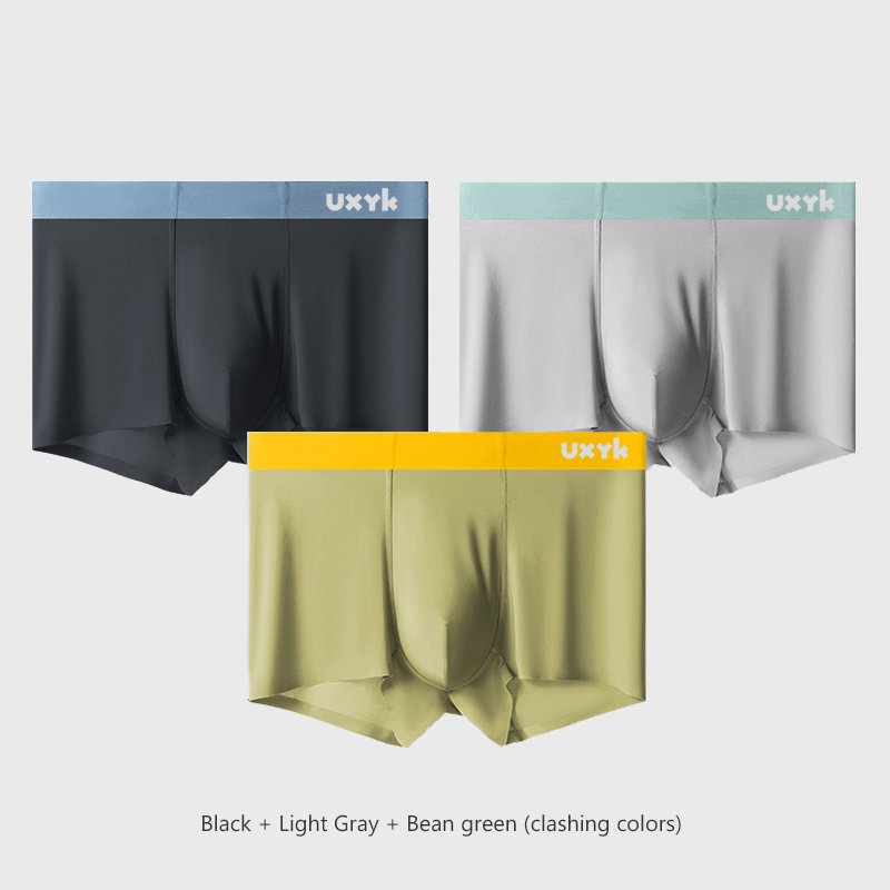 boxer shorts bamboo fabric black underwear for men novelty boxer briefs for men