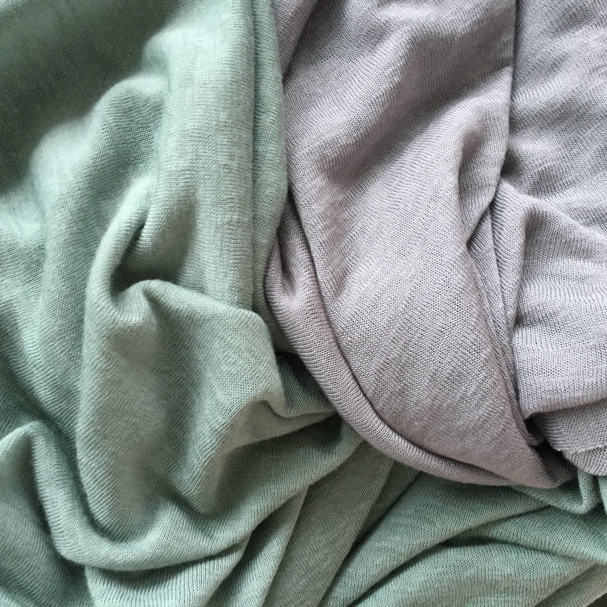 modal 55% recycled polyester 45% slub knitted fabric jersey